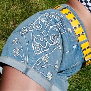 Hand painted Vintage Denim by EmersonGenes